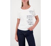 MONARI Shirt mit Schriftzug - 44