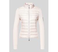 monari Slim Fit Steppjacke mit gefüttertem Stehkragen in Ecru, Größe 36