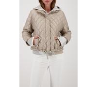 Steppjacke MONARI, Damen, Gr. 42, beige, Web, Obermaterial: 100% Polyamid. Futter: 100% Polyamid. Füllung: 100% Polyester, unifarben, regular fit taillenbedeckt, Rundhals, eingesetzt abgesteppte Kante