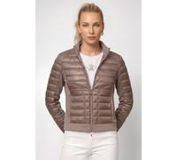monari - Steppjacke mit Neopren taupe - Gr. - 44