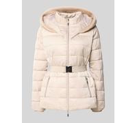 monari Steppjacke mit Reißverschlusstaschen und Gürtel in Sand, Größe 40