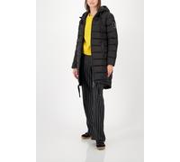 Monari - Steppmantel mit Kapuze schwarz - Gr. - 42