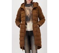 monari - Steppmantel mit Patch whisky - Gr. - 40