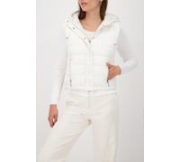 Monari - Steppweste mit Kapuze cashmere - Gr. - 42