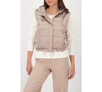 monari - Steppweste mit Kapuze - Gr. - 38