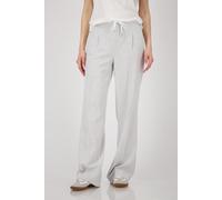 monari - Straight-Leg-Hose ash grey melange - Gr. - 42