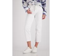 monari - Straight-Leg-Jeans mit Fransendetails - Gr. - 44