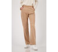 monari - Straight-Leg-Velours-Hose cognac - Gr. - 44