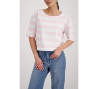 monari - Streifen-Sweatshirt french rose ringel - Gr. - 38