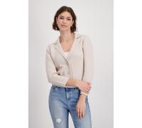 monari - Strickblazer mit Reiskornmuster warm sand - Gr. - 44