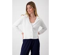 monari - Strickblazer mit Reverskragen weiß - Gr. - 40