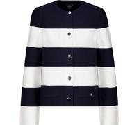 monari - Strickjacke mit Streifen marine ringel - Gr. - 38