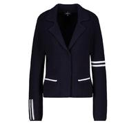 Monari - Strickblazer mit Streifendetails marine - Gr. - 38