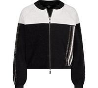 Monari - Strickjacke mit Strasssteinen 999 schwarz - Gr. - 40