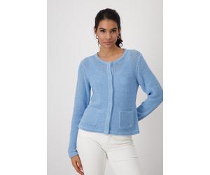Monari - Strickjacke aus Bändchengarn spring water - Gr. - 40