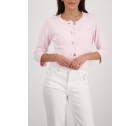 monari - Strickjacke mit Flammgarn french rose - Gr. - 44