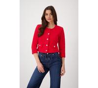 monari - Strickjacke mit Flammgarn red - Gr. - 46