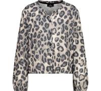 monari - Jacke mit Leopardenmuster greige gemustert - Gr. - 38