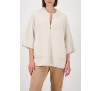 monari - Strickjacke mit Lurex almond - Gr. - 36