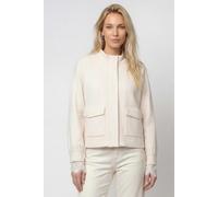 monari - Strickjacke mit Pattentaschen pearly - Gr. - 46