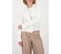 monari - Strickjacke mit Rüschen cashmere - Gr. - 38