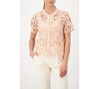 monari - Strickjacke mit Spitze summer peach - Gr. - 44