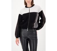 Monari - Strickjacke mit Strasssteinen 999 schwarz - Gr. - 44