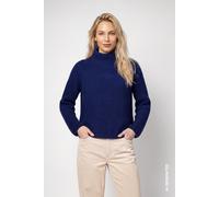 monari - Strickpullover aus Chenillegarn classic navy - Gr. - 38