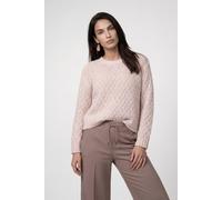 monari - Strickpullover mit Ajour-Struktur rosewater - Gr. - 46