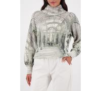 Monari Strickpullover mit Gallery-Print Größe 40