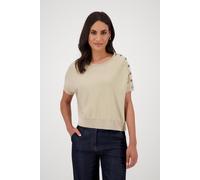 monari - Strickpullover mit Knopfleiste cinnamon - Gr. - 40