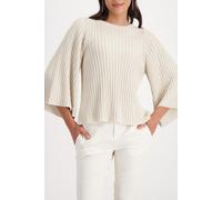 monari - Strickpullover mit Lurex almond - Gr. - 40