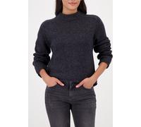 monari - Strickpullover mit Lurex anthra melange - Gr. - 38