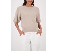 monari - Strickpullover mit Lurex sand - Gr. - 40