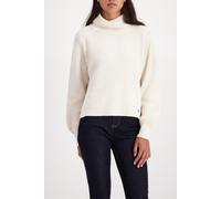 monari - Strickpullover mit Seitenschlitzen almond - Gr. - 38