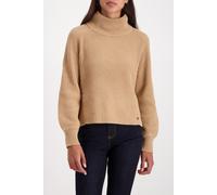 monari - Strickpullover mit Seitenschlitzen cognac - Gr. - 38