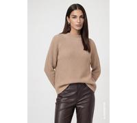 Monari - Strickpullover mit Stehkragen cappuccino - Gr. - 42