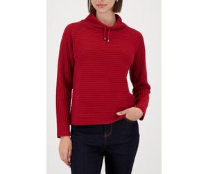 monari - Strickpullover mit Stehkragen chimney red - Gr. - 42
