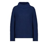 Monari Strickpullover mit Stehkragen Pullover in Blau, Größe 42