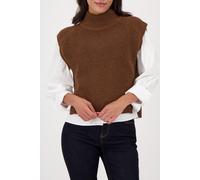monari - Strickpullunder mit Stehkragen whisky - Gr. - 38