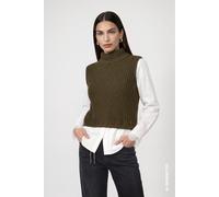 monari - Strickpullunder olive - Gr. - 38