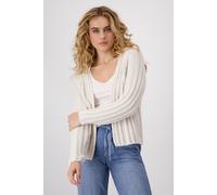 Monari - Stricküberwurf mit Rippstruktur 139 creamy beige - Gr. - 40