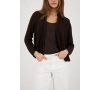 Monari - Stricküberwurf mit Schalkragen dark chocolate - Gr. - 42