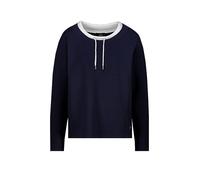 monari - Sweatshirt mit Schmuckdetail marine - Gr. - 38