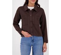 Monari - Sweatjacke mit großen Taschen 564 dark chocolate - Gr. - 44