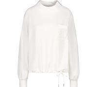 Monari Sweatshirt mit 3D-Druck Off-white Größe 42