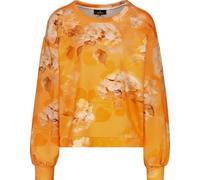 Monari Sweatshirt Blume allover Damen geblümt gemustert aperitif gem regular fit Rundhals Größe 42