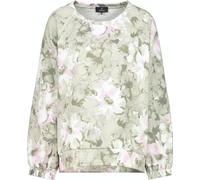 MONARI Sweatshirt Blumenmuster in Grün, Größe 42