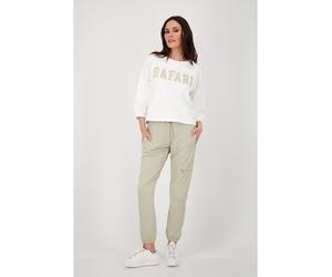 monari Sweatshirt in Creme - Größe 46 | Damen Sweatshirts Jacken