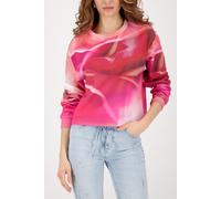 monari - Sweatshirt mit Allover-Muster spring flower gemustert - Gr. - 34